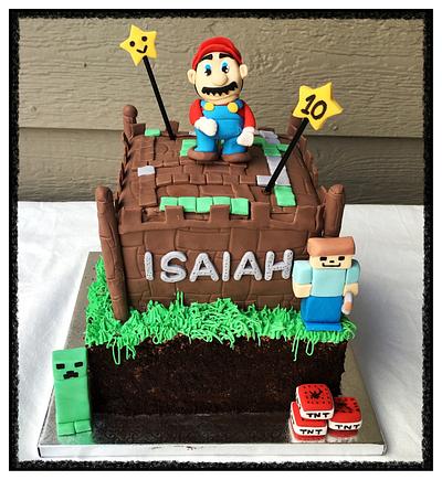 Minecraft Ender Dragon - Decorated Cake by - CakesDecor