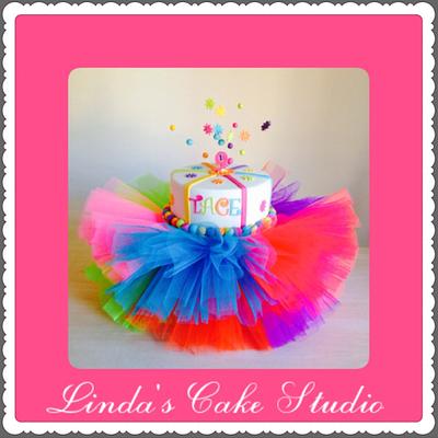 Tutu rainbow cake  - Cake by Linda's cake studio