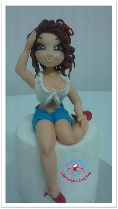 "Sexy girl"  - Cake by Sara - WISH A CAKE & Company