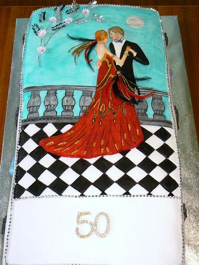 My 50th Birthday Cake - Cake by Anita's Cakes