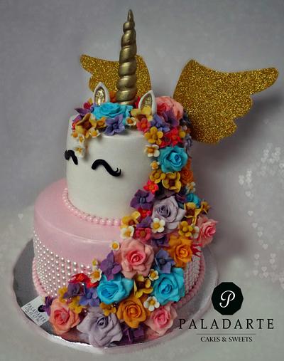 Unicorn Cake - Cake by Paladarte El Salvador