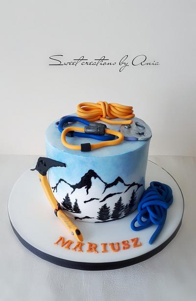 climbing cake - Cake by Ania - Sweet creations by Ania