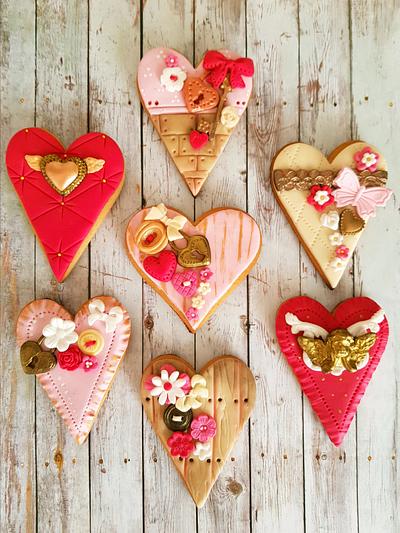Valentine's day cookies by DI ART  - Cake by DI ART