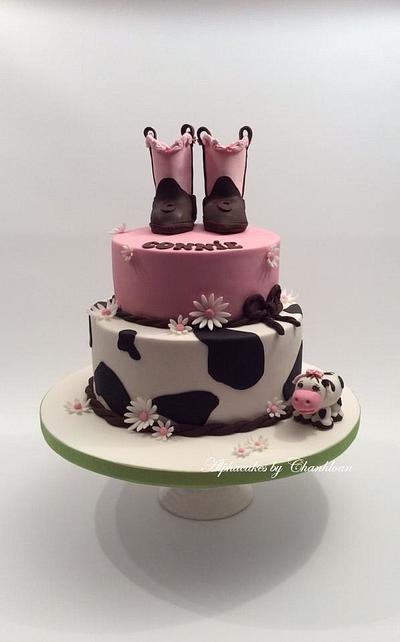 Cowgirl themed cake - Cake by AlphacakesbyLoan 