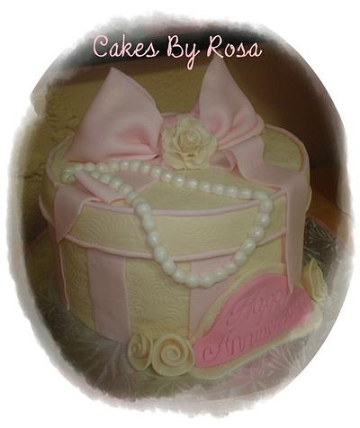 Anniversary Cake - Cake by Rosa