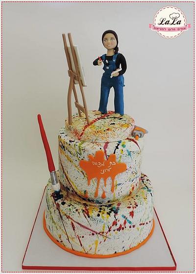 painter cake - Cake by lala