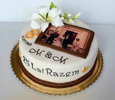 wedding Anniversary - Cake by EvelynsCake