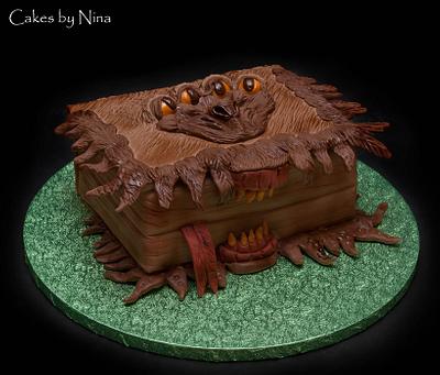 Harry Potter Monster Book of Spells - Cake by Cakes by Nina Camberley