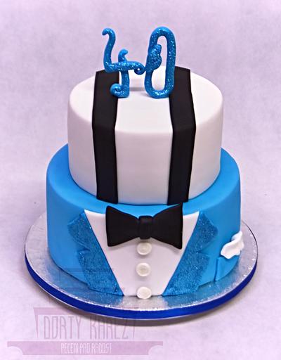 40th Birthday cake for a man - Cake by Lenka Budinova - Dorty Karez