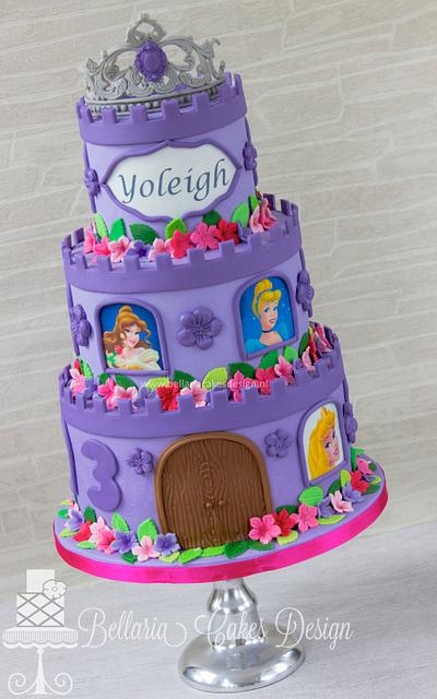 Princesses tower birthday cake - Cake by Bellaria Cake Design 