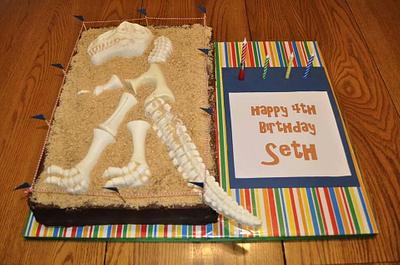 Dino Dig - Cake by Terri Coleman