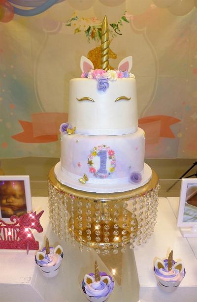 Unicorn birthday cake! - Cake by WANDA
