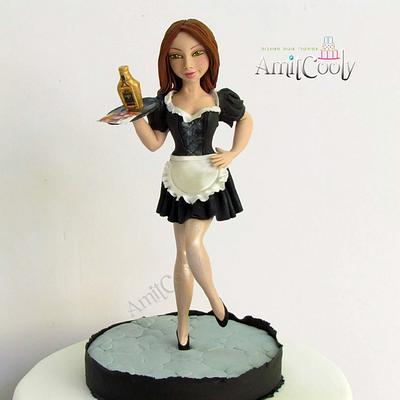 Waitress cake - Cake by Nili Limor 