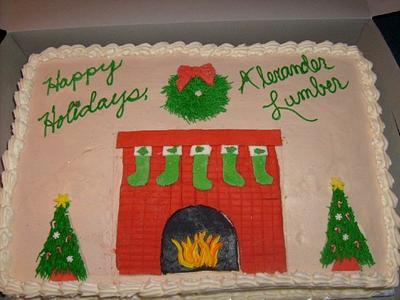 Christmas - Cake by Pamela