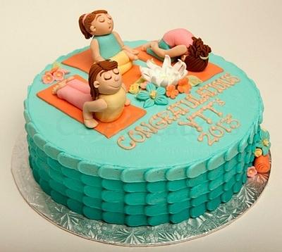 Yoga Cake - Cake by RMCCakeCreations