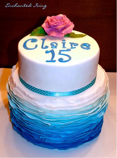 Claire turns 15 - Cake by Enchanted Icing