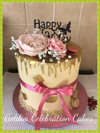 10” x 8” high cake - Cake by Goldie's Celebration Cakes