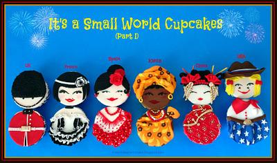 It's Small World Cupcakes - Cake by Eva Salazar 