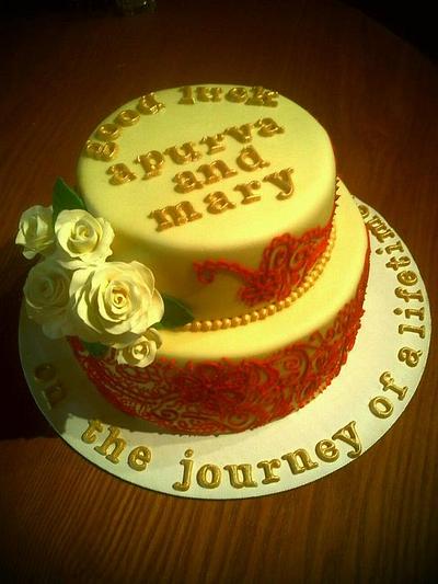 Indian Wedding Cake - Cake by joy cupcakes NY