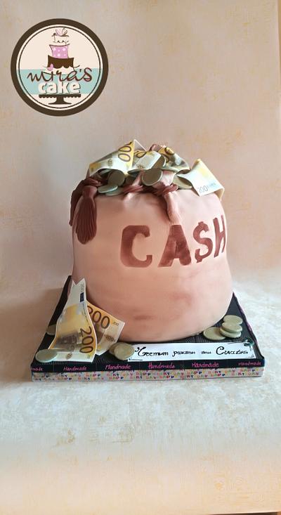 Money bag cake - Cake by Mira's cake