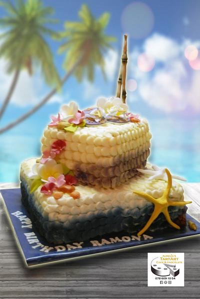 holiday birthdaycake - Cake by Aurelia'sTartArt