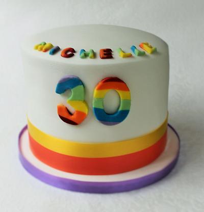 Rainbow cake - Cake by Candy's Cupcakes