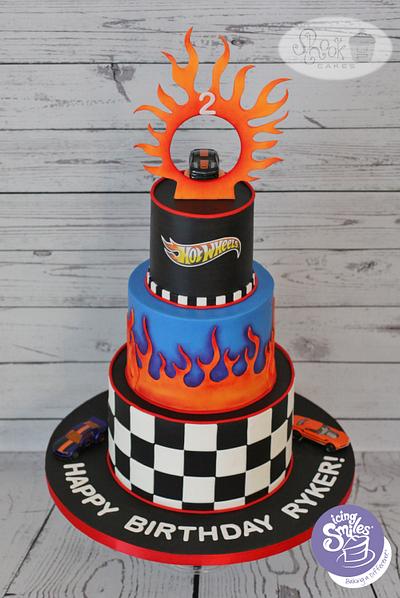 Hot Wheels Themed Birthday Cake! - Cake by Leila Shook - Shook Up Cakes