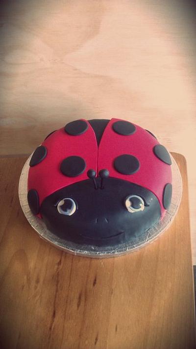 Lady bug cake - Cake by Rebecca 