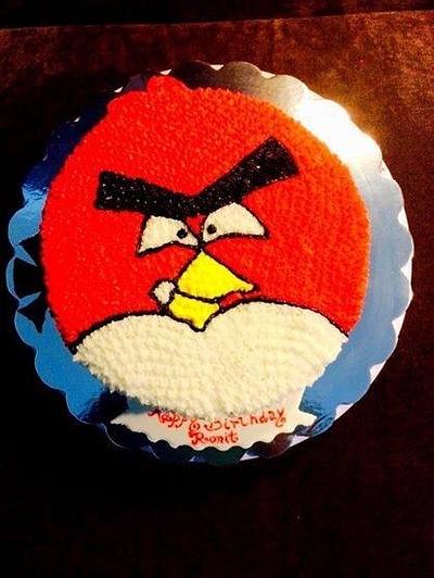 Angry bird - Cake by Sanober Saleem