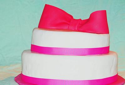 Pink Elegance  - Cake by Petite Fleur Cakes
