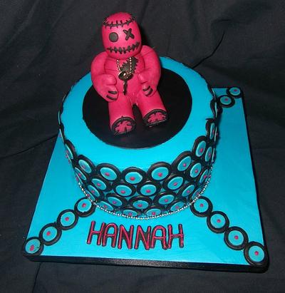 Hot pink monster - Cake by Judedude