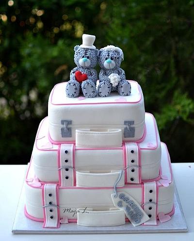 me to you wedding cake  - Cake by majalaska