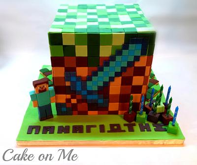 Mindcraft cake - Cake by Cake on Me