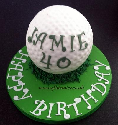 Golf Ball! - Cake by Alli Dockree