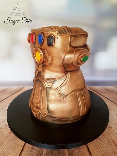 Infinity Gauntlet Cake - Cake by Sugar Chic