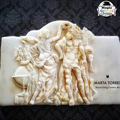 Hercules..... my sweet base relieve for Greco Roman - An International Cake  Challenge - Cake by The Cookie Lab  by Marta Torres