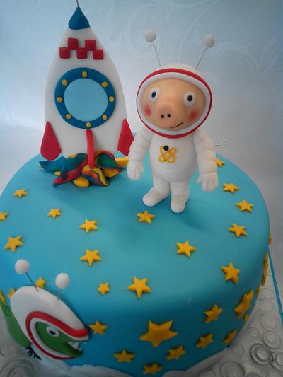  George Pig.....Space Adventure - Cake by Fernanda de Vita