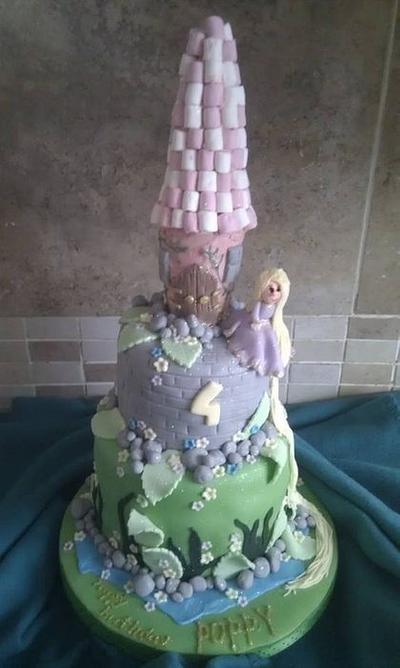 Rapunzel cake with edible tower! - Cake by Occasion Cakes by naomi