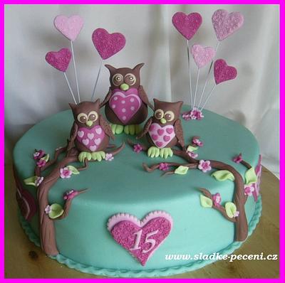 Owl cake - Cake by Zdenka Michnova