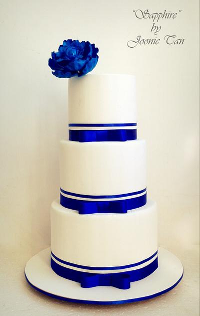 Sapphire - Wedding Cake - Cake by Joonie Tan