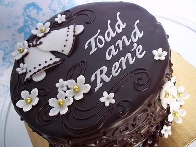 little chocolate wedding cake - Cake by Corrie