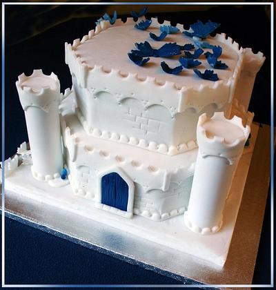 Blue Castle Cake - Cake by smartcakes