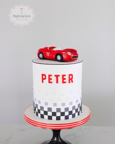 Race car cake - Cake by Bake-a-boo Cakes (Elina)