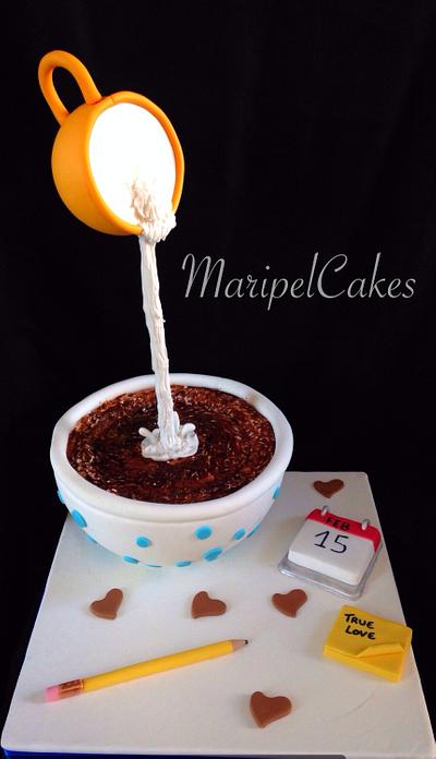 Cake milk - Cake by MaripelCakes