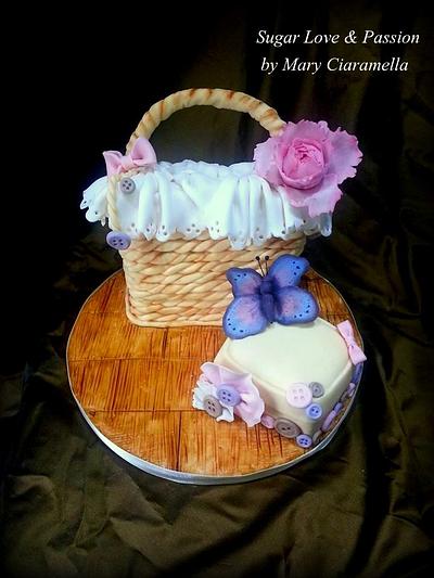 Basket cake - Cake by Mary Ciaramella (Sugar Love & Passion)