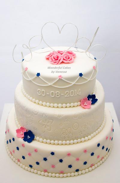'We do' wedding cake - Cake by Vanessa