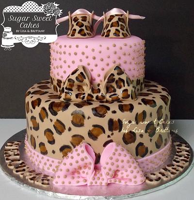 Leopard Baby Shower - Cake by Sugar Sweet Cakes