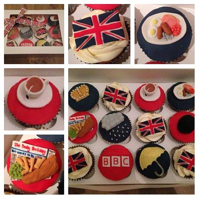 Best of British cupcakes - Cake by The Ivory Owl Cake Company