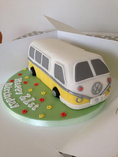 VW Campervan Cake - Cake by Sajocakes