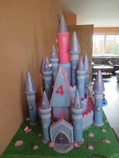 princess castle cake - Cake by Bryana